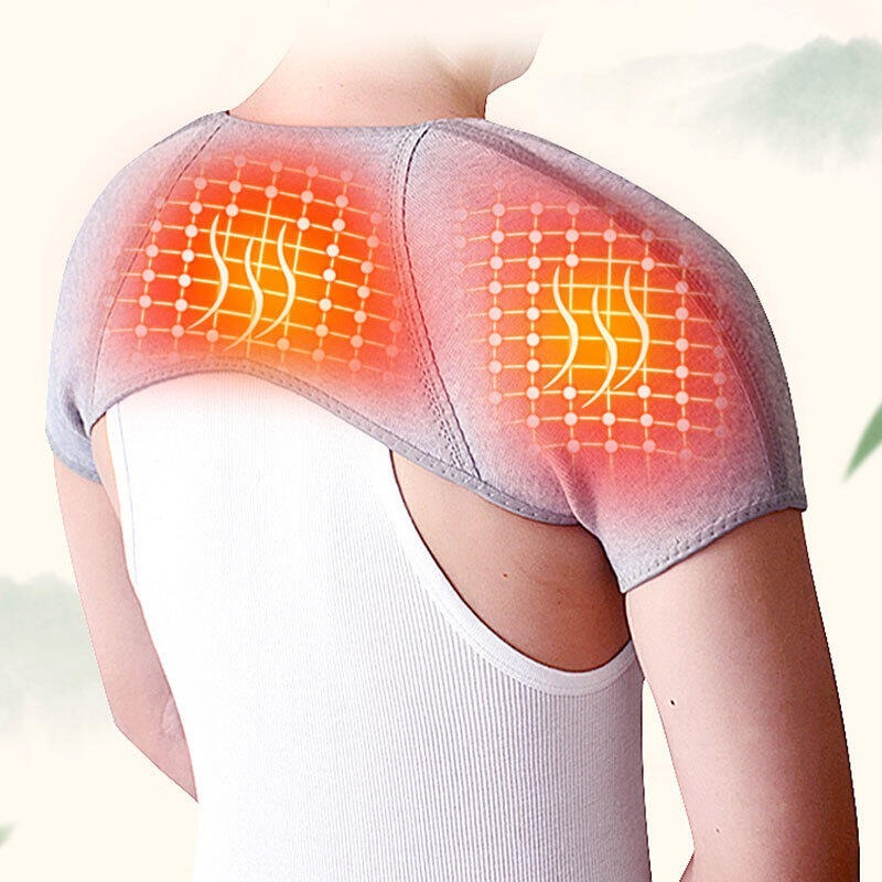 男女適用加熱艾草包護肩套護腿套護肘護手臂帶 保暖護腕護臂護腰護胃護肩膀防寒熱敷護關節 運動護膝蓋腿部按摩器手臂套-細節圖3