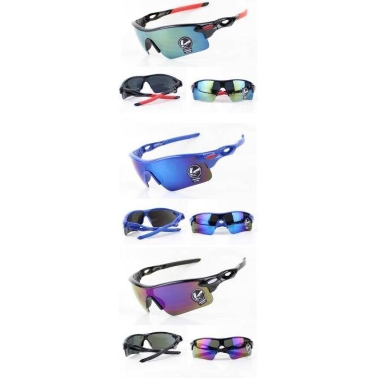 多款~經典炫彩太陽鏡 男女太陽眼鏡墨鏡 情侶眼鏡 運動眼鏡騎行眼鏡 防爆眼鏡 防紫外線抗UV眼鏡單車防風眼鏡腳踏車眼鏡-細節圖5