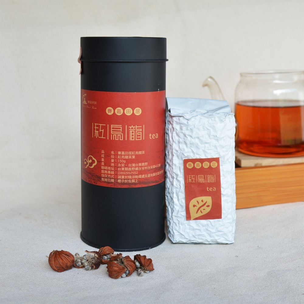 ｜賽嘉田居｜紅烏龍茶（150g）台東特產 飲品 茶葉-細節圖2