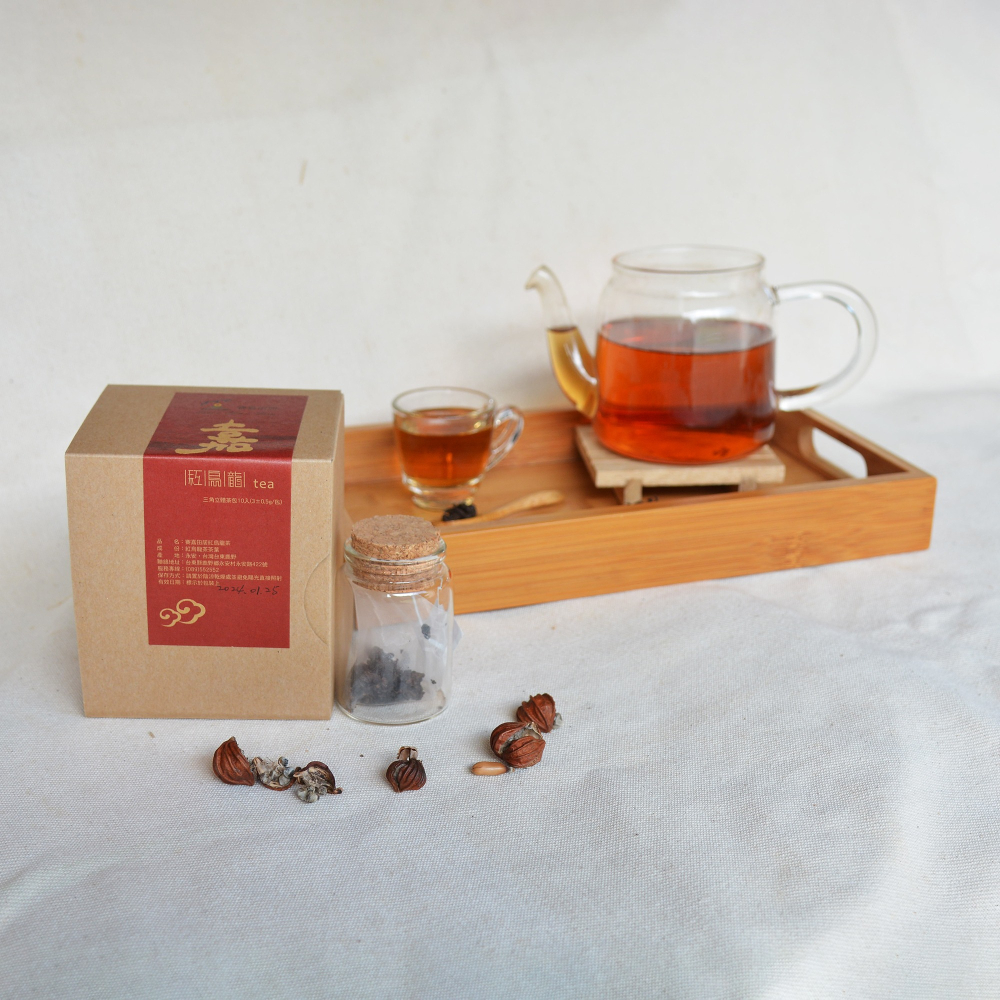 ｜賽嘉田居｜賽嘉田居紅烏龍茶（三角立體茶包10入）-細節圖2