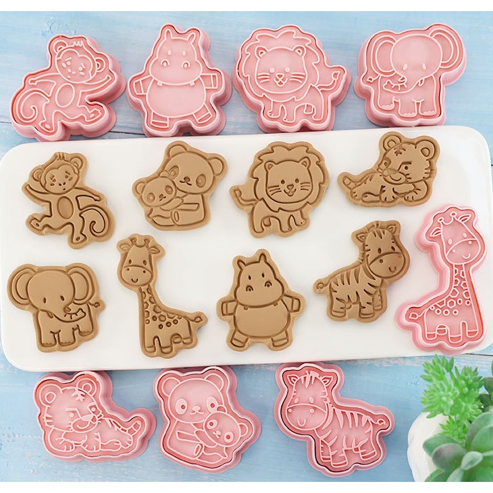 [預購]餅乾模具 森林動物 8件組-細節圖2