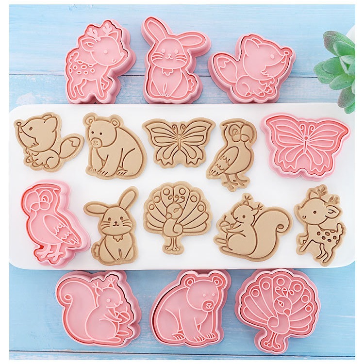 [預購]餅乾模具 森林動物 8件組-細節圖6