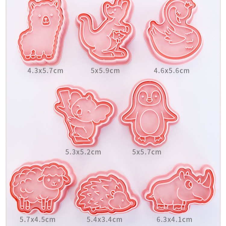 [預購]餅乾模具 森林動物 8件組-細節圖11