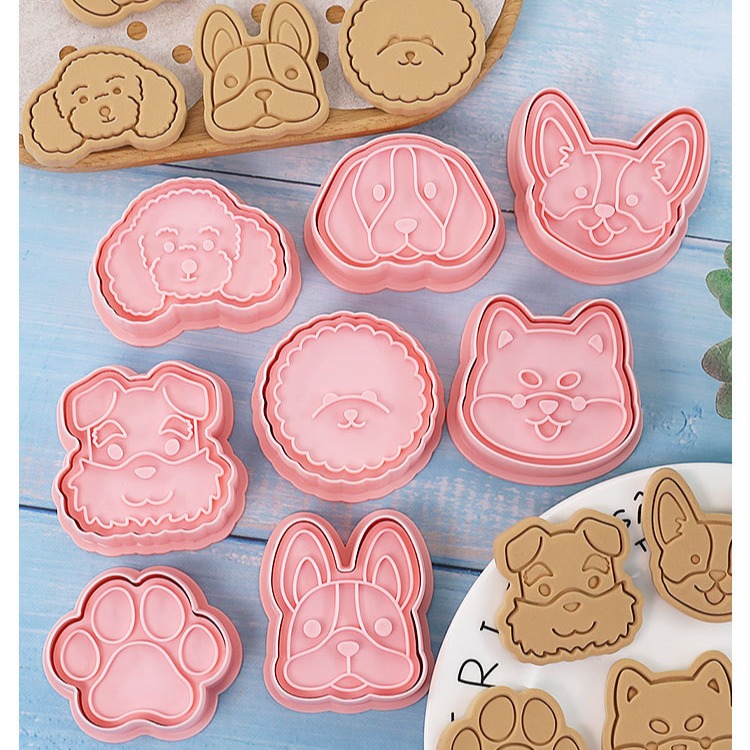 [預購]餅乾模具 狗狗 8件組-細節圖10