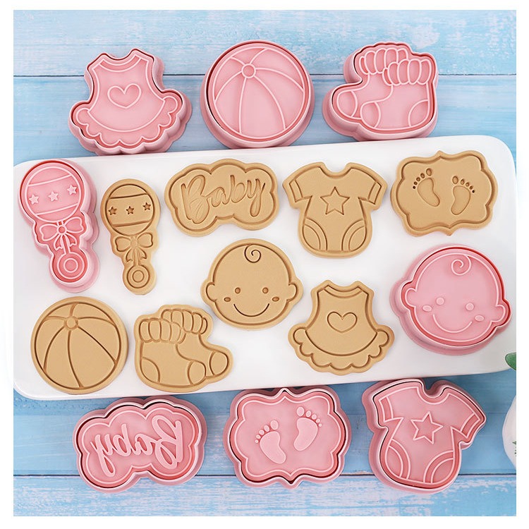 [預購]餅乾模具 寶寶主題 8件組-細節圖6