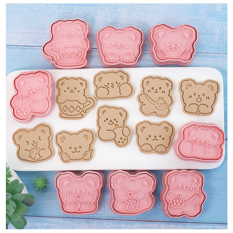[預購]餅乾模具 熊熊 8件組-細節圖6