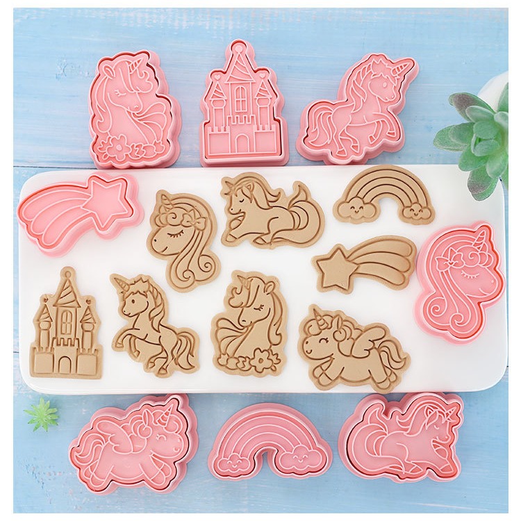 [預購]餅乾模具 獨角獸B 8件組-細節圖5