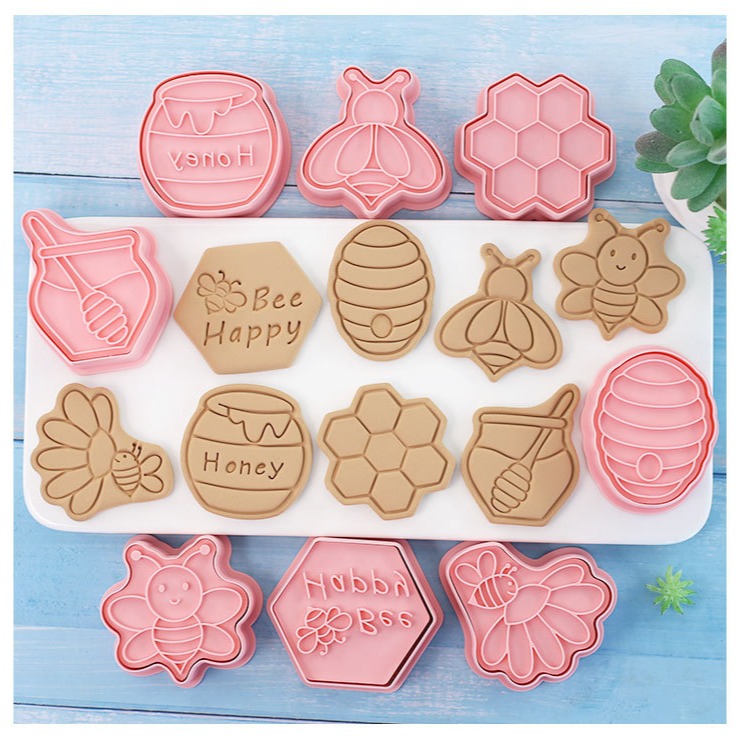 [預購]餅乾模具 蜜蜂 8件組-細節圖2