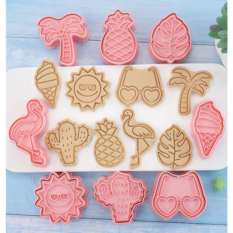 [預購]餅乾模具 夏日 8件組-細節圖2