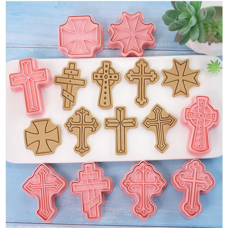 [預購]餅乾模具 聖餐與十字架 8件組-細節圖6