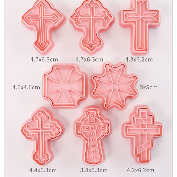 [預購]餅乾模具 聖餐與十字架 8件組-細節圖7
