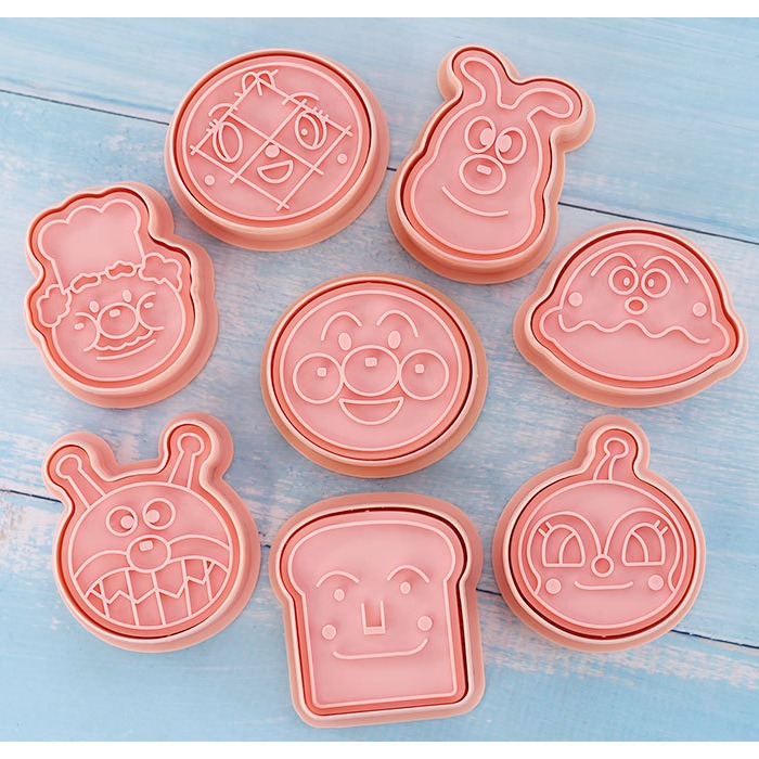 [預購]餅乾模具 麵包超人 8件組-細節圖2