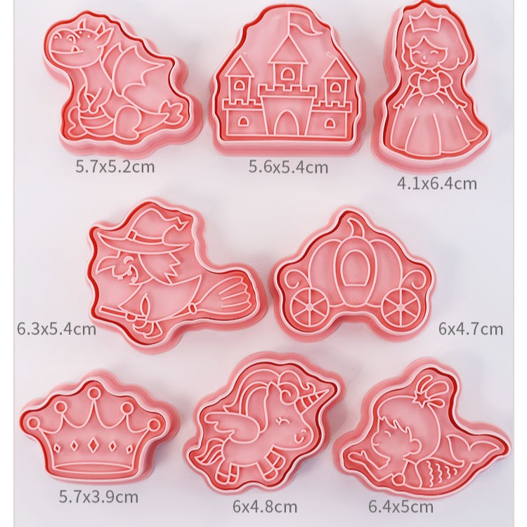 [預購]餅乾模具 童話故事 8件組-細節圖3