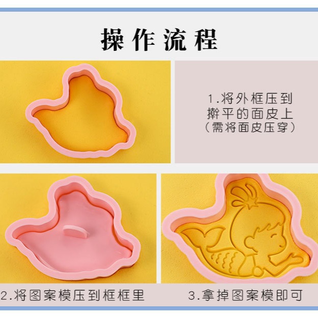 [預購]餅乾模具 童話故事 8件組-細節圖4