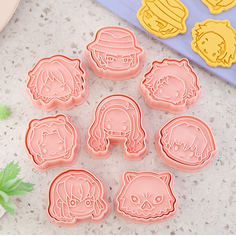 [預購]餅乾模具 鬼滅之刃 8件組-細節圖6