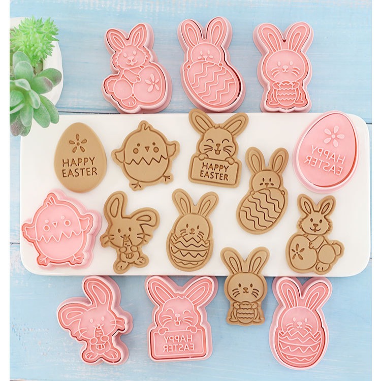 [預購]餅乾模具 復活節 8件組-細節圖2