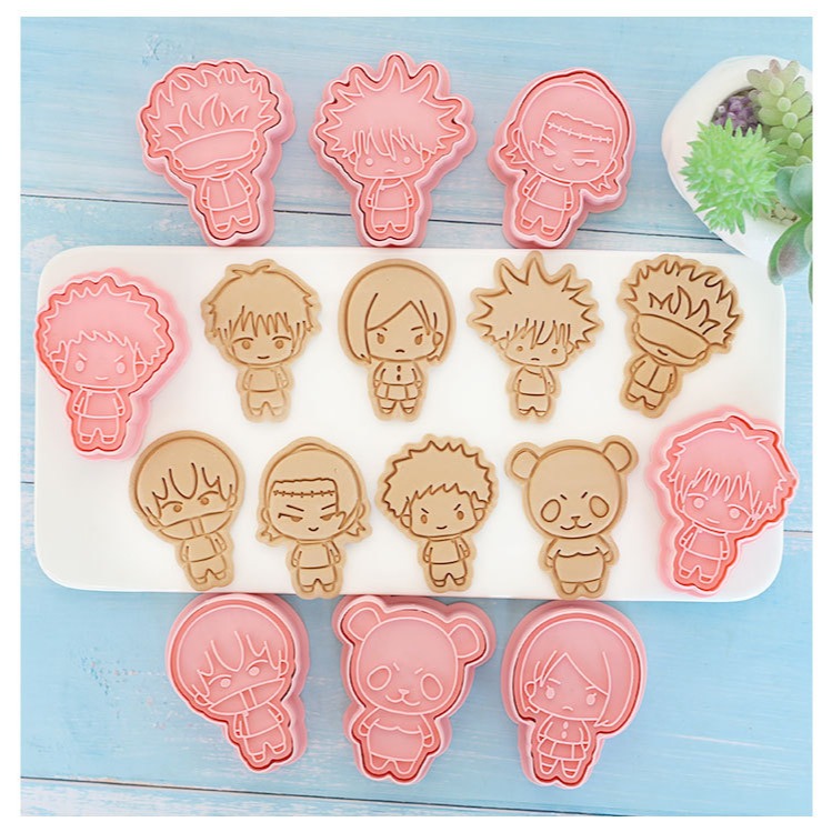 [預購]餅乾模具 咒術迴戰 8件組-細節圖6