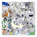 [預購]防水卡通貼紙 1份有50張 不重覆 動物款-規格圖1