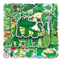 [預購]防水卡通貼紙 1份有50張 不重覆 動物款-規格圖1