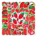 [預購]防水卡通貼紙 1份有50張 不重覆 蔬菜水果-規格圖1