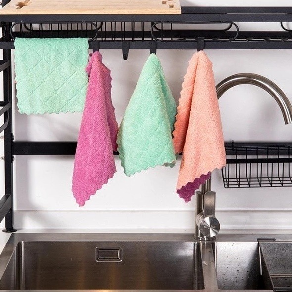 珊瑚絨抹布-雙面纖維布-婕小姐の柑仔店-細節圖2