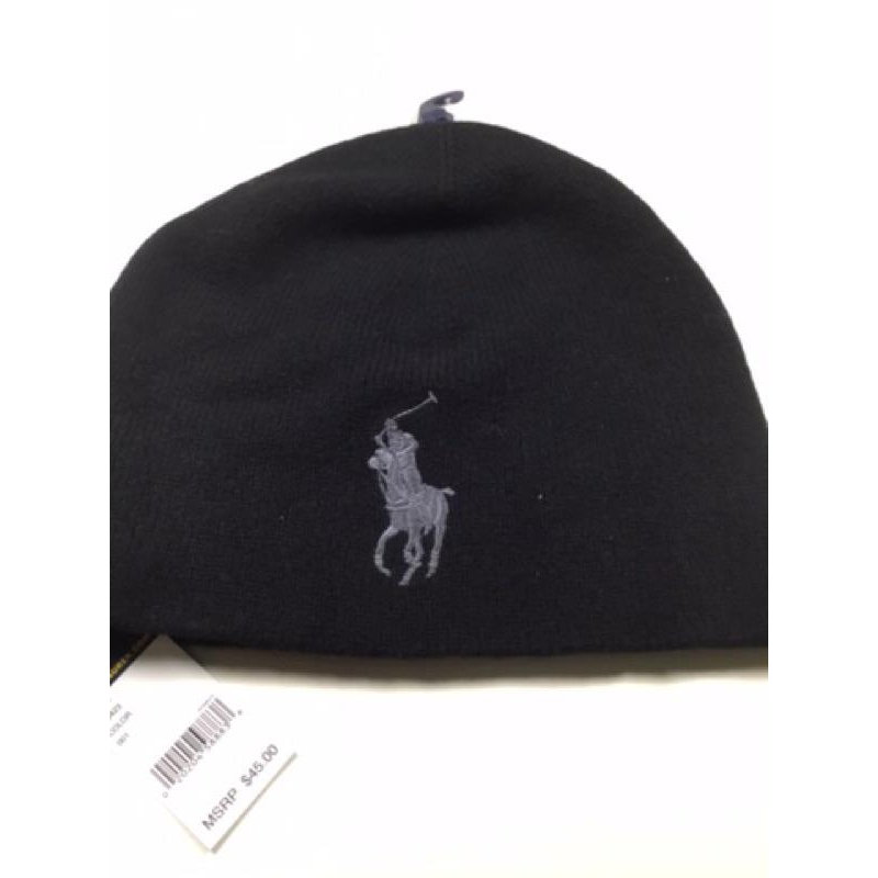 全新POLO Ralph Lauren100%美麗若羊毛帽/保暖帽/可參考-細節圖3