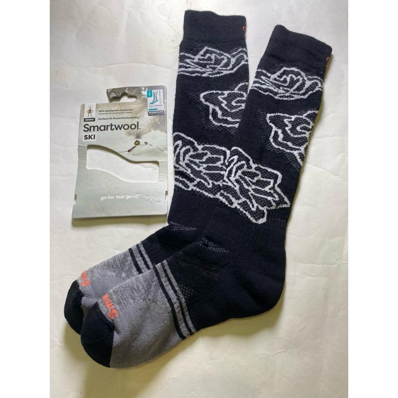 女生款 Smartwool Women＇s Ski Pattern Over The Calf 中厚度及膝羊毛滑雪襪-細節圖3