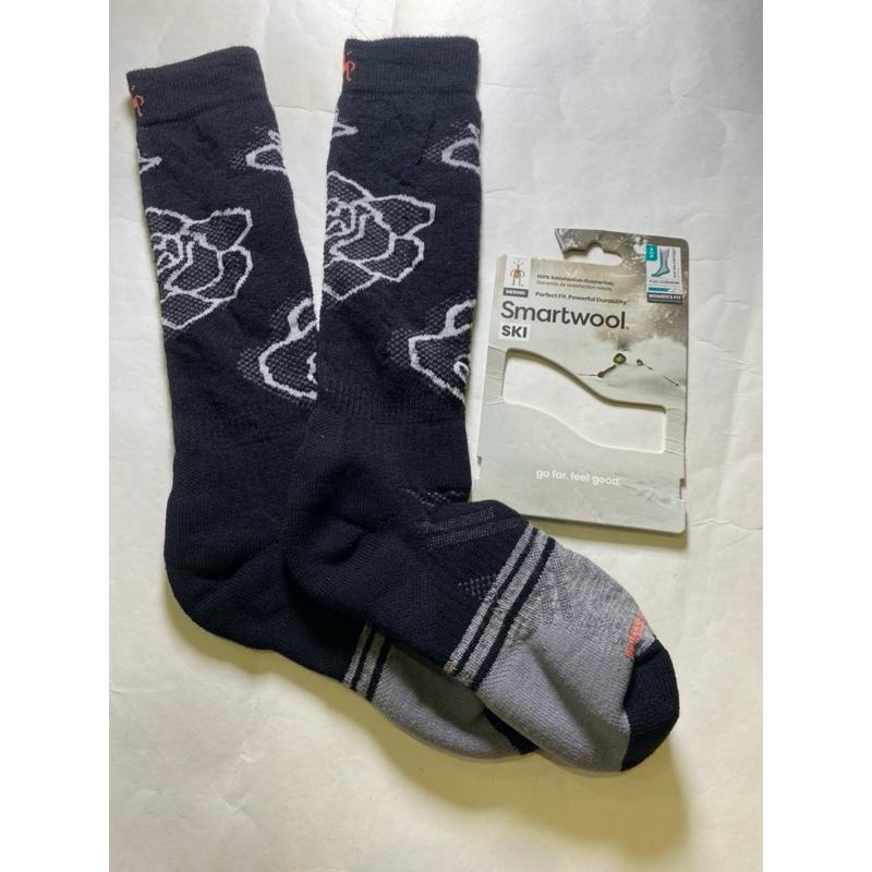 女生款 Smartwool Women＇s Ski Pattern Over The Calf 中厚度及膝羊毛滑雪襪-細節圖4