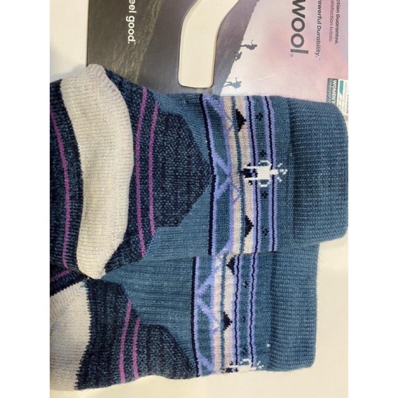 秋冬新貨 女生專用款 Smartwool Hike Zig Zag Valley Mid Crew 美麗諾羊毛登山襪-細節圖3