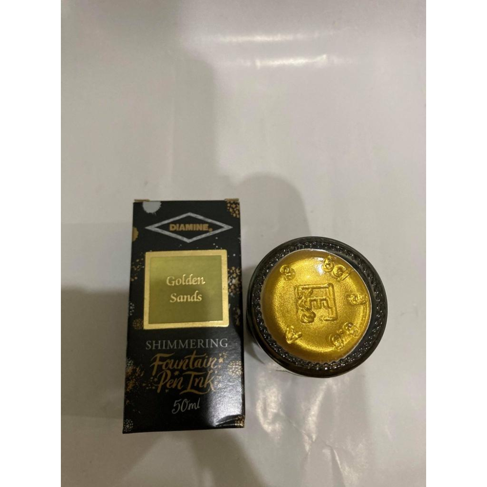 現貨特價英國 Diamine Shimmertastic Ink 金銀粉 墨水 50ml-細節圖4