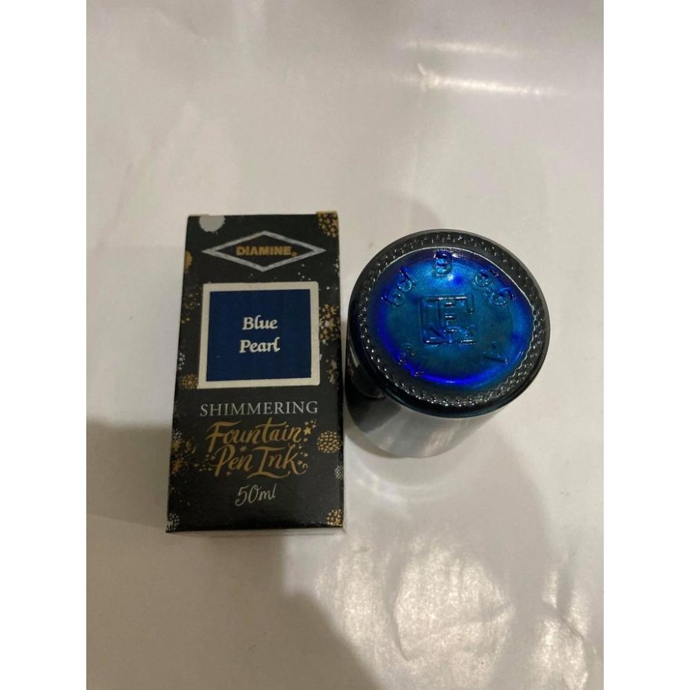 現貨特價英國 Diamine Shimmertastic Ink 金銀粉 墨水 50ml-細節圖6
