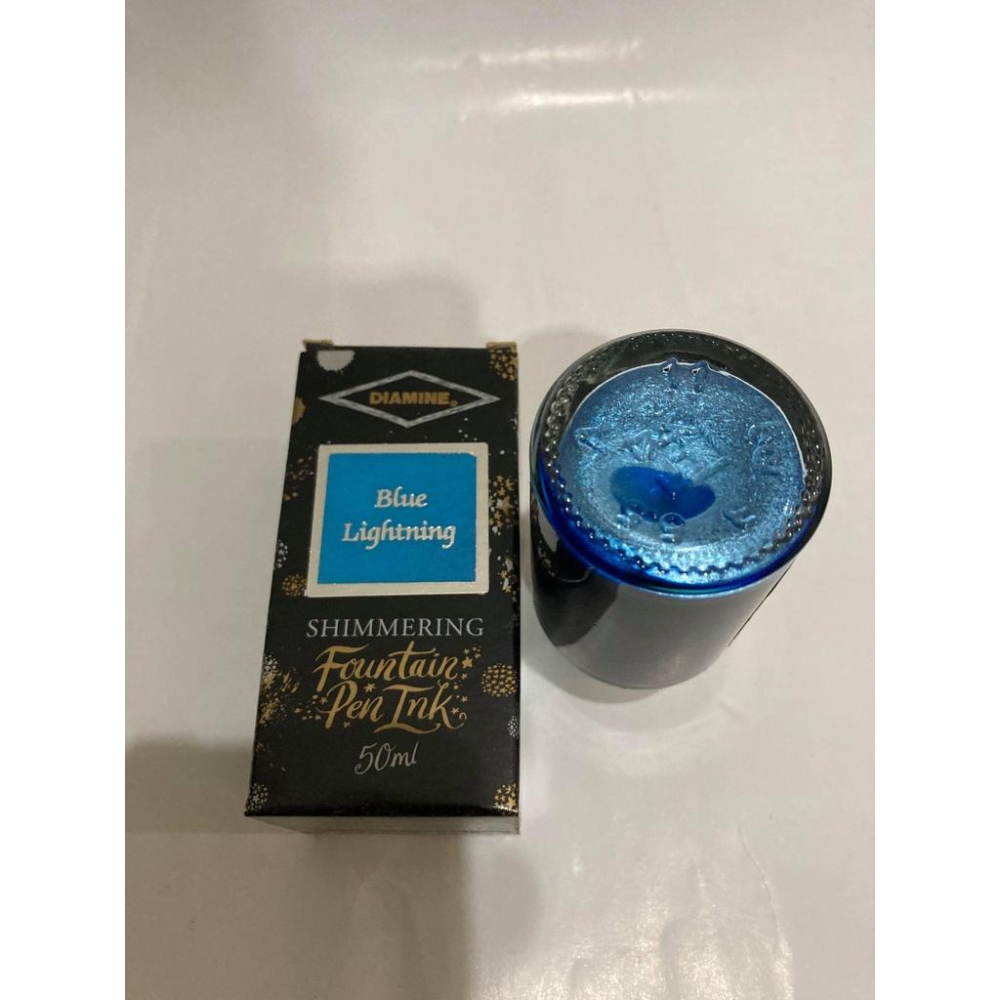 現貨特價英國 Diamine Shimmertastic Ink 金銀粉 墨水 50ml-細節圖7