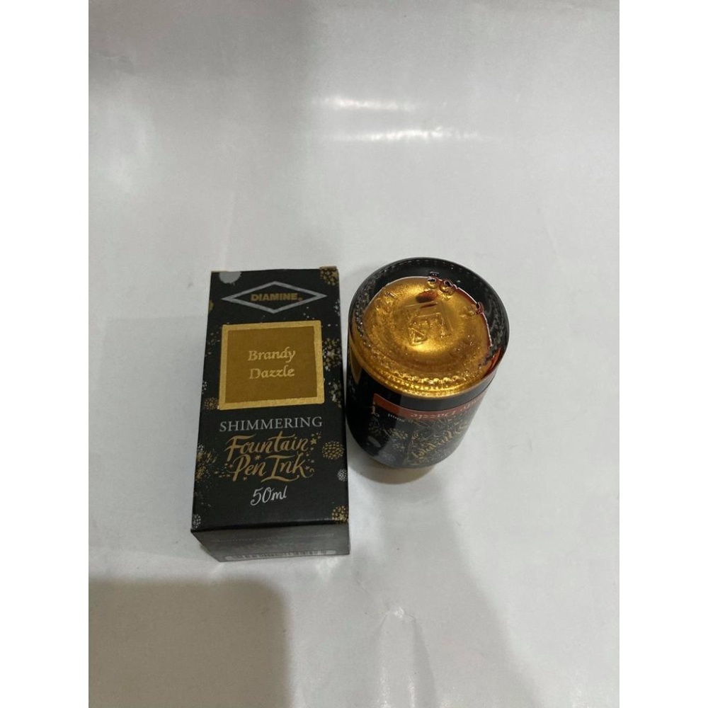 現貨特價英國 Diamine Shimmertastic Ink 金銀粉 墨水 50ml-細節圖9