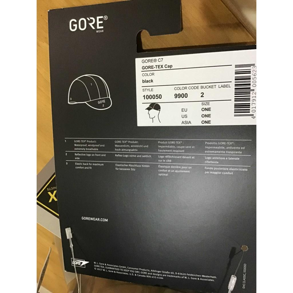 全新男女共用 頂級款GORE® Wear C7 GORE-TEX頂級單車小帽 //勾鐵絲小帽-細節圖6