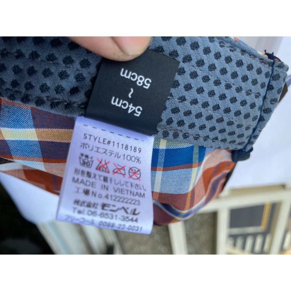 現貨【日本 mont-bell】男女共用 mont-bell Light Work Cap 速乾透氣抗紫外線登山帽-細節圖7