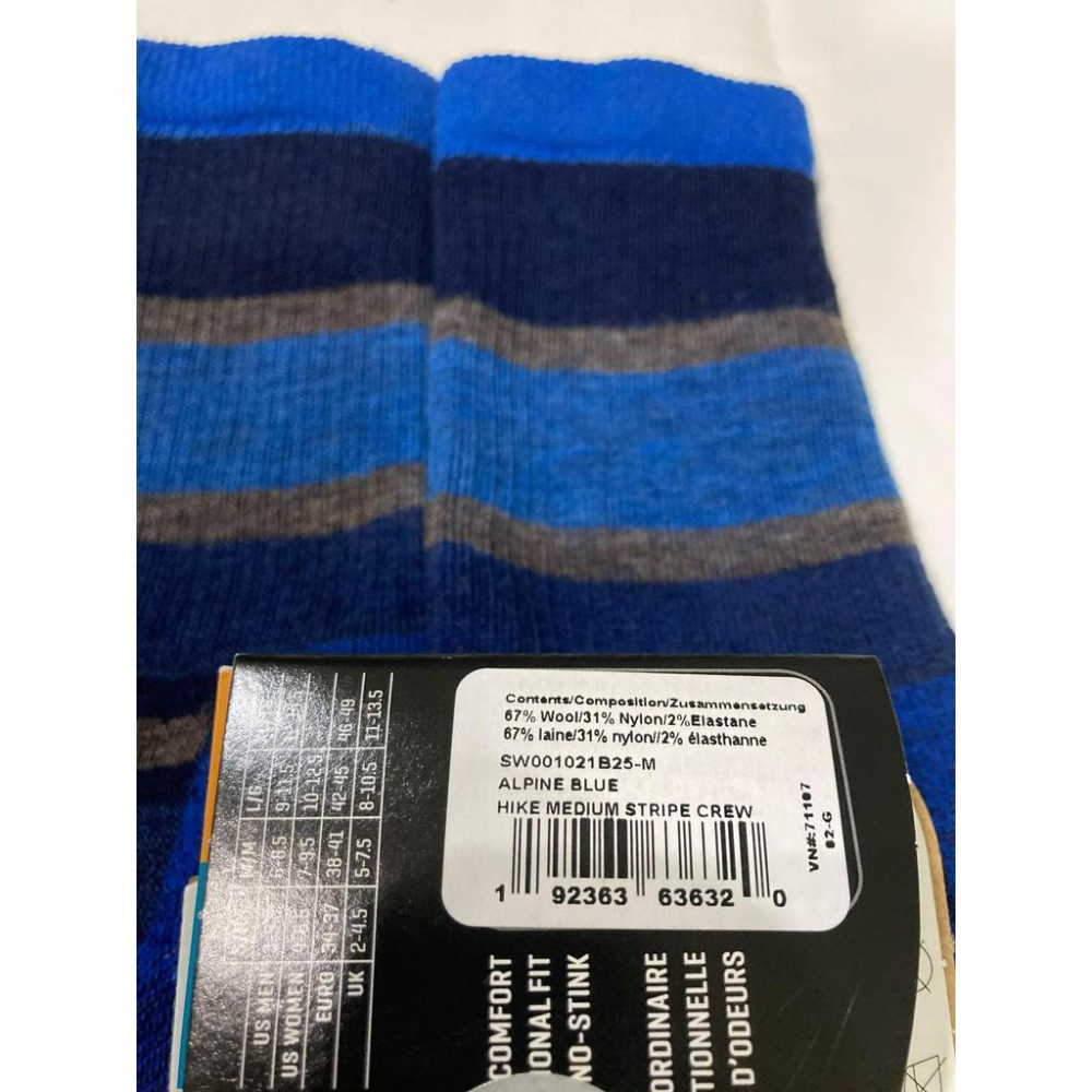 現貨  SmartWool  Hike Medium crew 美麗諾羊毛中厚度避震登山襪-細節圖5