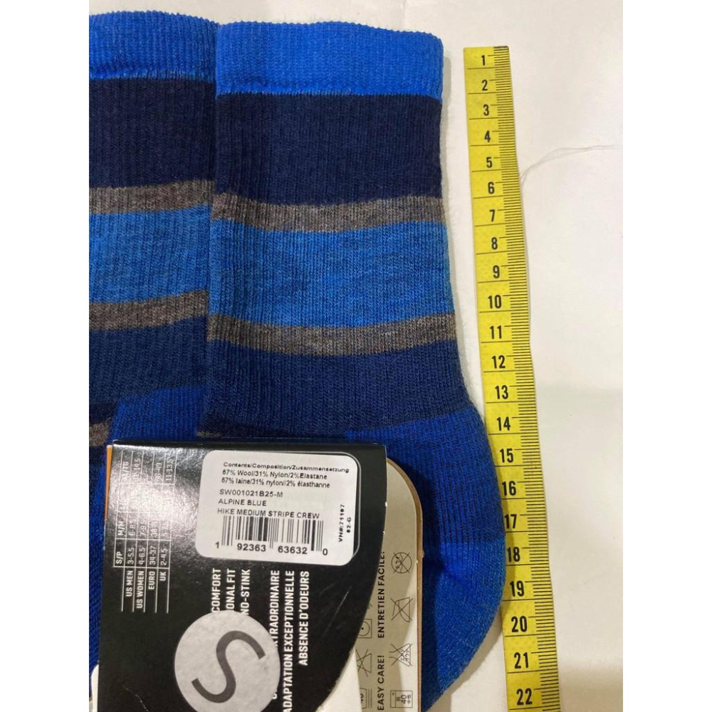 現貨  SmartWool  Hike Medium crew 美麗諾羊毛中厚度避震登山襪-細節圖7