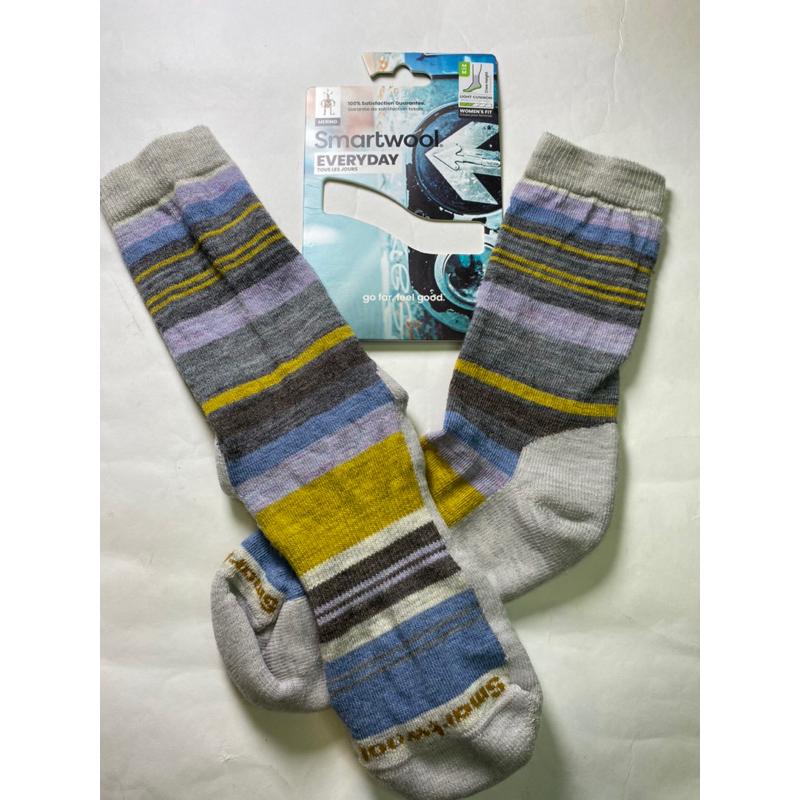 羊毛含量60趴 SmartWool Jovian Stripe Socks中厚底美麗若保暖羊毛襪-細節圖2