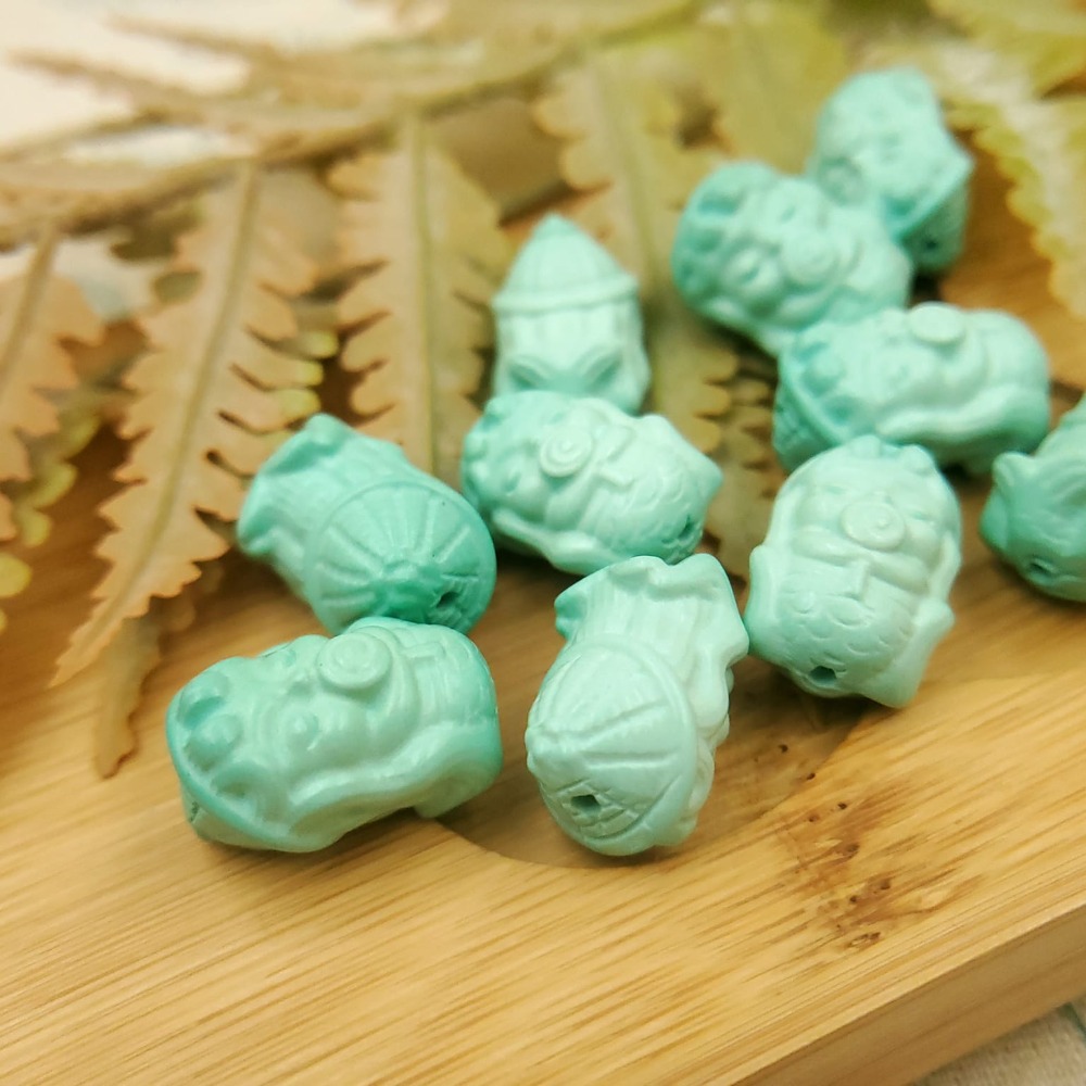 蒙松美人魚 蒙松石文藝飾品配件 文玩小物T55-細節圖2