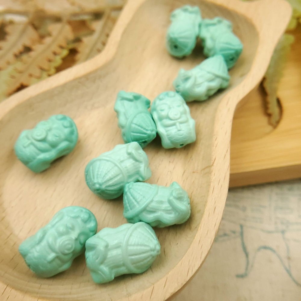 蒙松美人魚 蒙松石文藝飾品配件 文玩小物T55-細節圖6