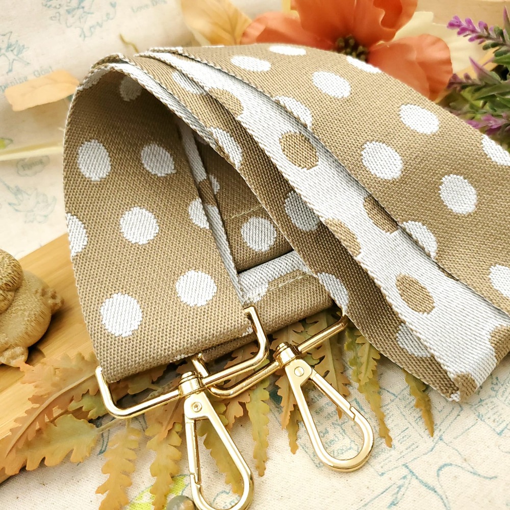 水玉圓點點純棉織帶 包包側背袋 可調節背包帶-細節圖8