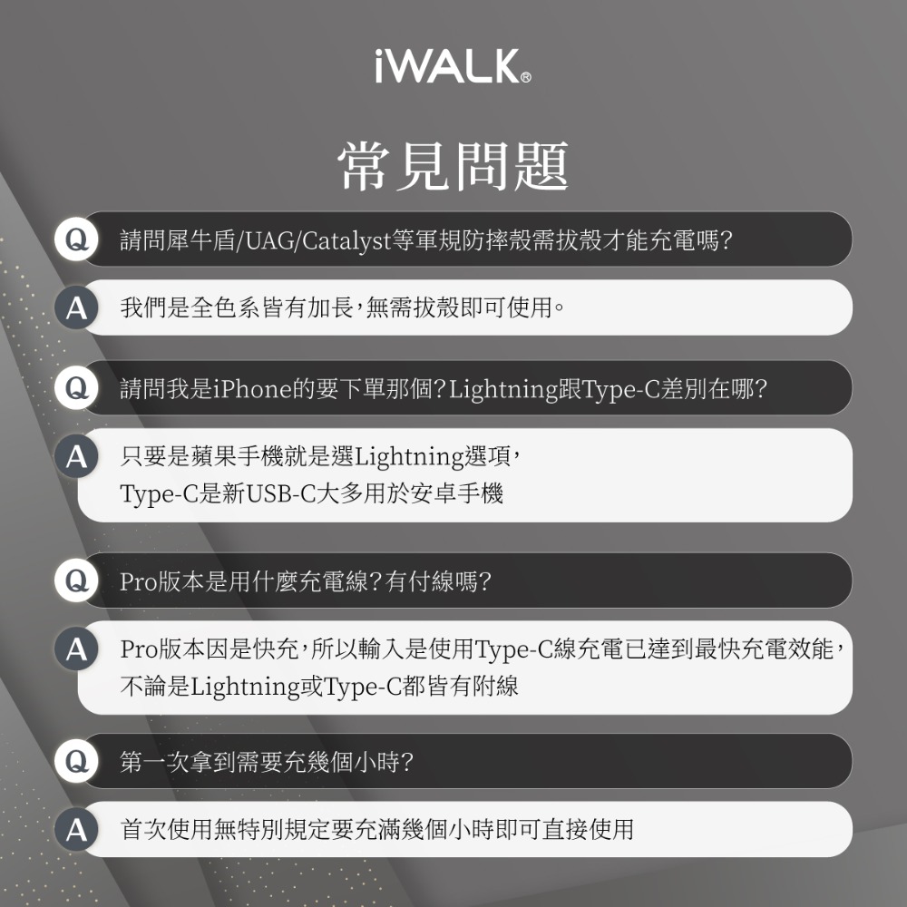 【iWALK】 五代Pro 快充直插式行動電源 口袋電源 升級版 5000mah-細節圖11