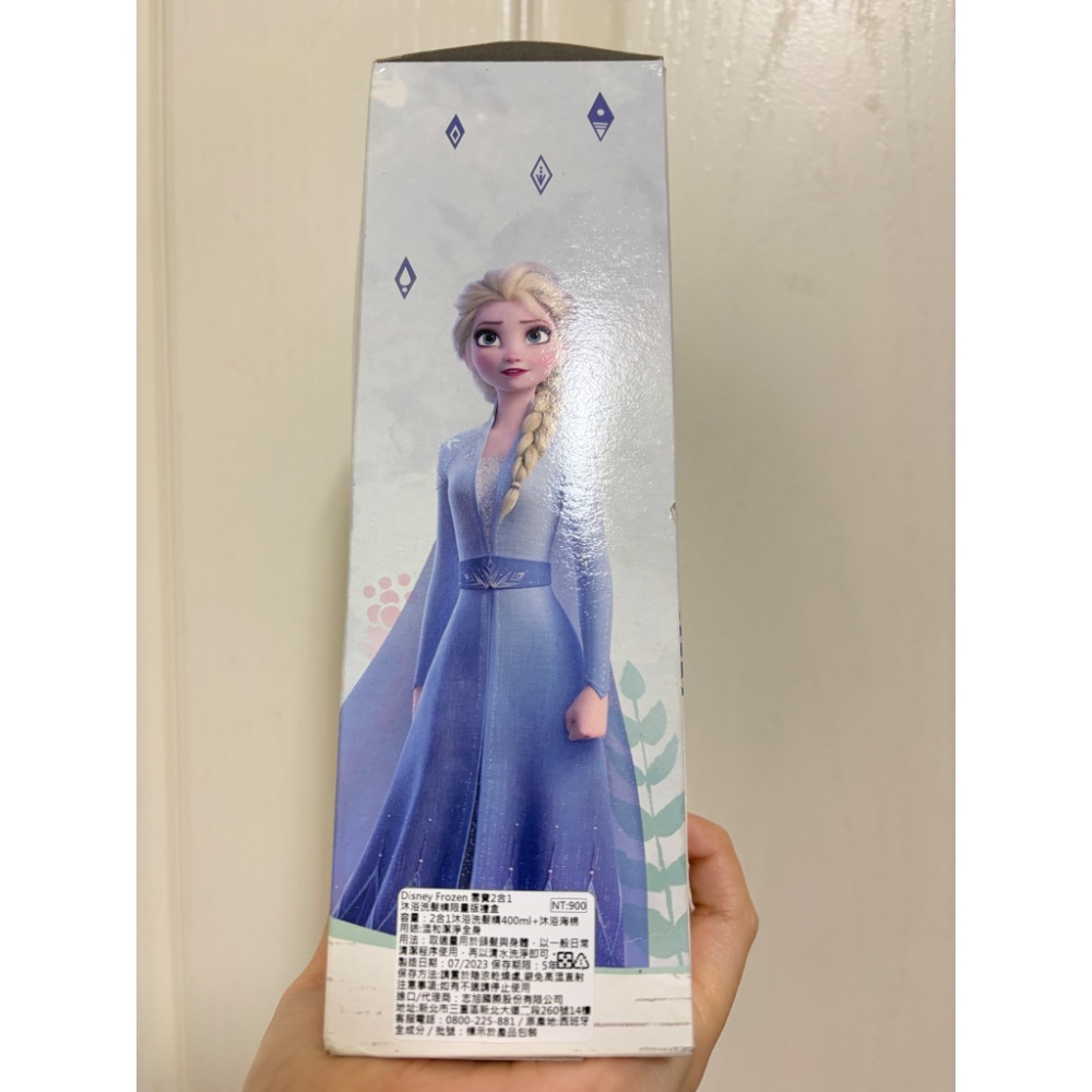 迪士尼 Disney Frozen 雪寶2合1 沐浴洗髮精 限量版禮盒 沐浴乳 洗髮精 沐浴海棉 禮盒 雪寶 冰雪奇緣-細節圖2