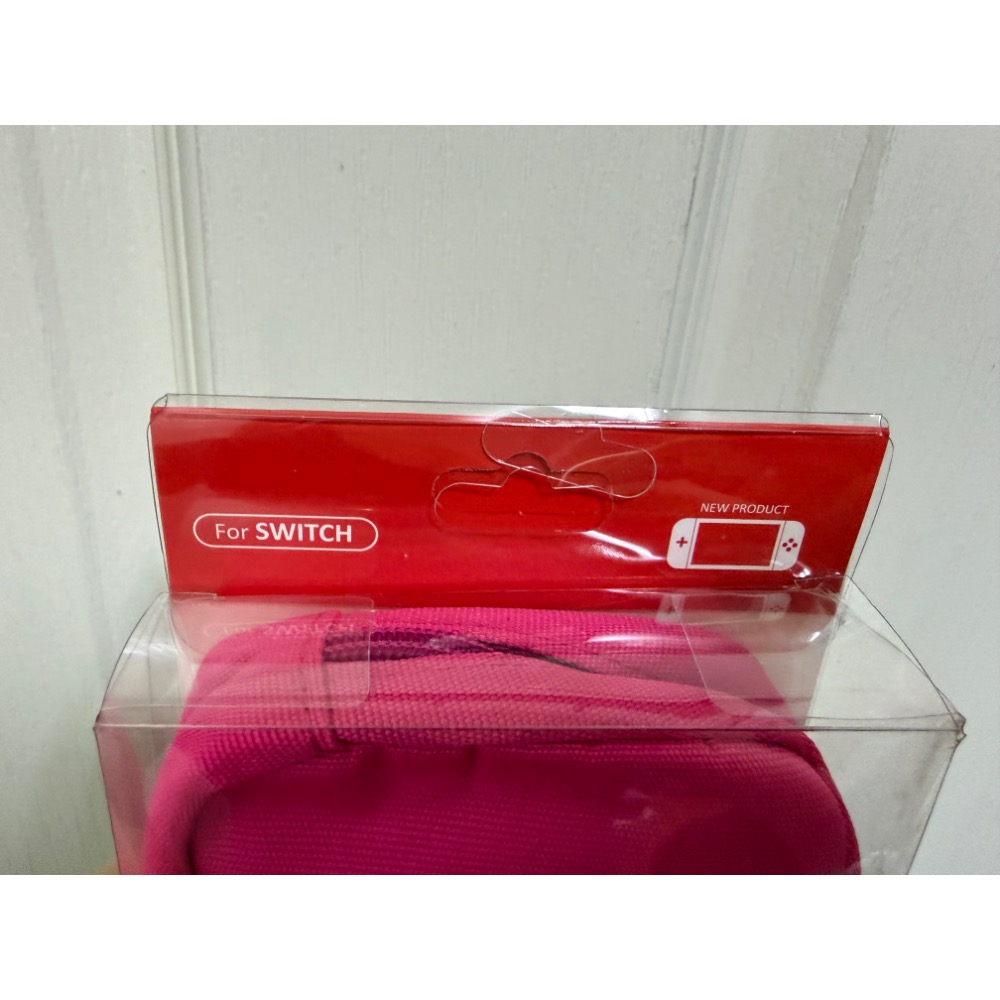 Nintendo SWITCH 遊戲機收納包 主機保護包 收納包 包包（粉）-細節圖7