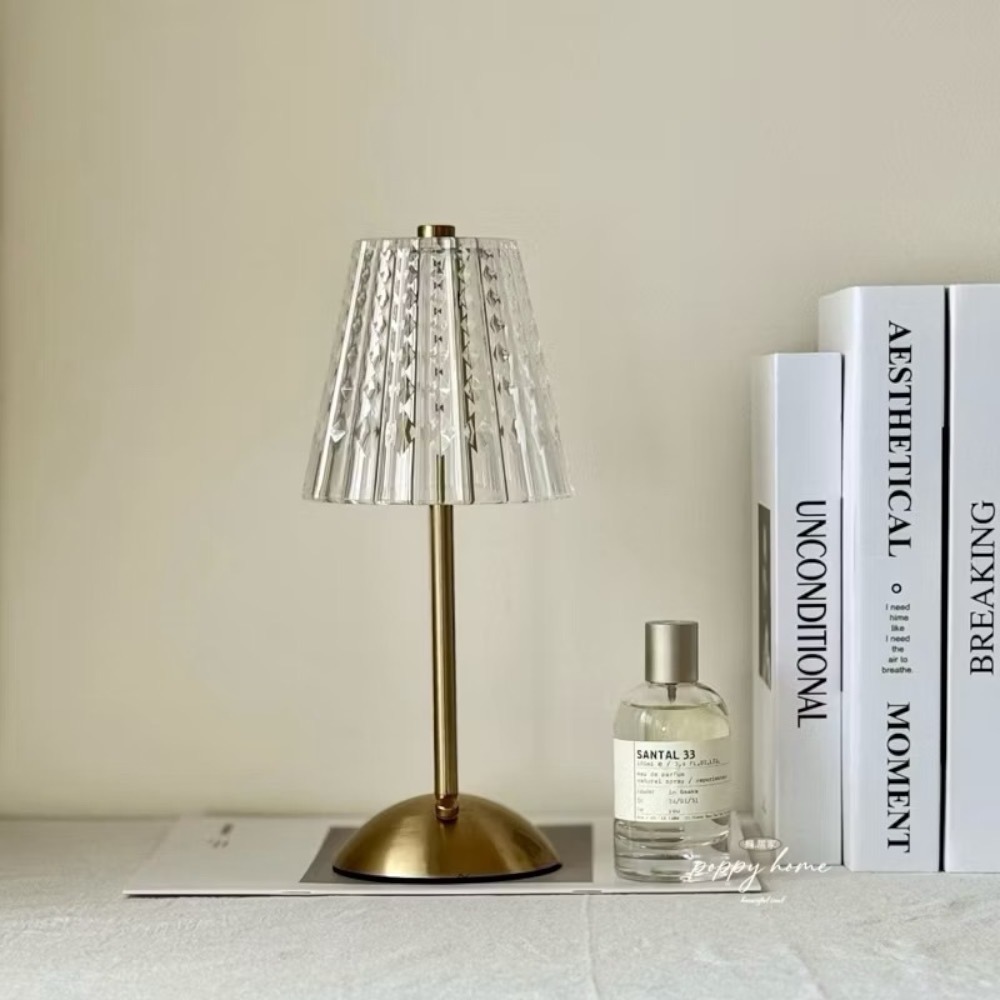 poppy-床頭燈 USB充電燈 觸控床頭燈 氣氛燈 床頭燈 餐桌燈 小夜燈 露營燈 藝術燈 裝飾 禮物-細節圖4