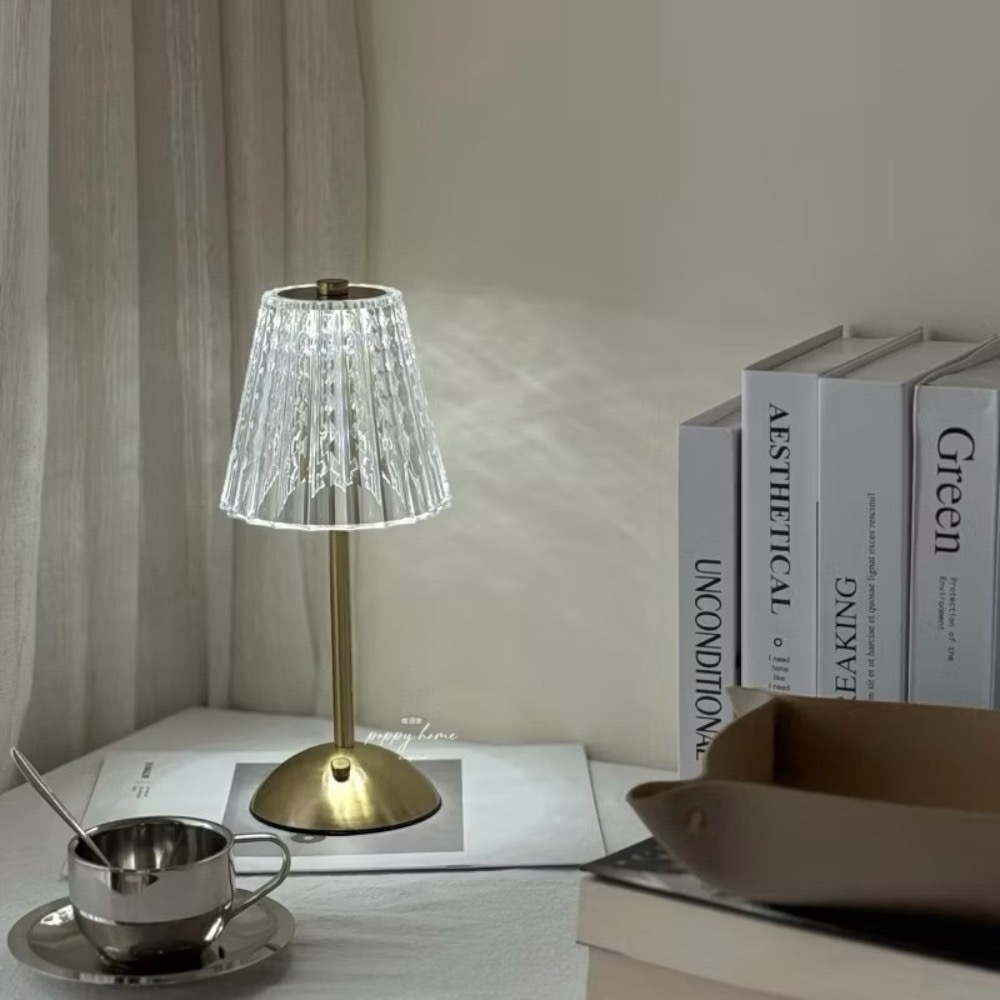 poppy-床頭燈 USB充電燈 觸控床頭燈 氣氛燈 床頭燈 餐桌燈 小夜燈 露營燈 藝術燈 裝飾 禮物-細節圖8