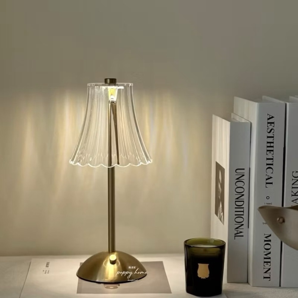 poppy-床頭燈 USB充電燈 酒吧燈 氣氛燈 床頭燈 餐桌燈 小夜燈 露營燈 藝術燈 裝飾 禮物 質感小物-細節圖8