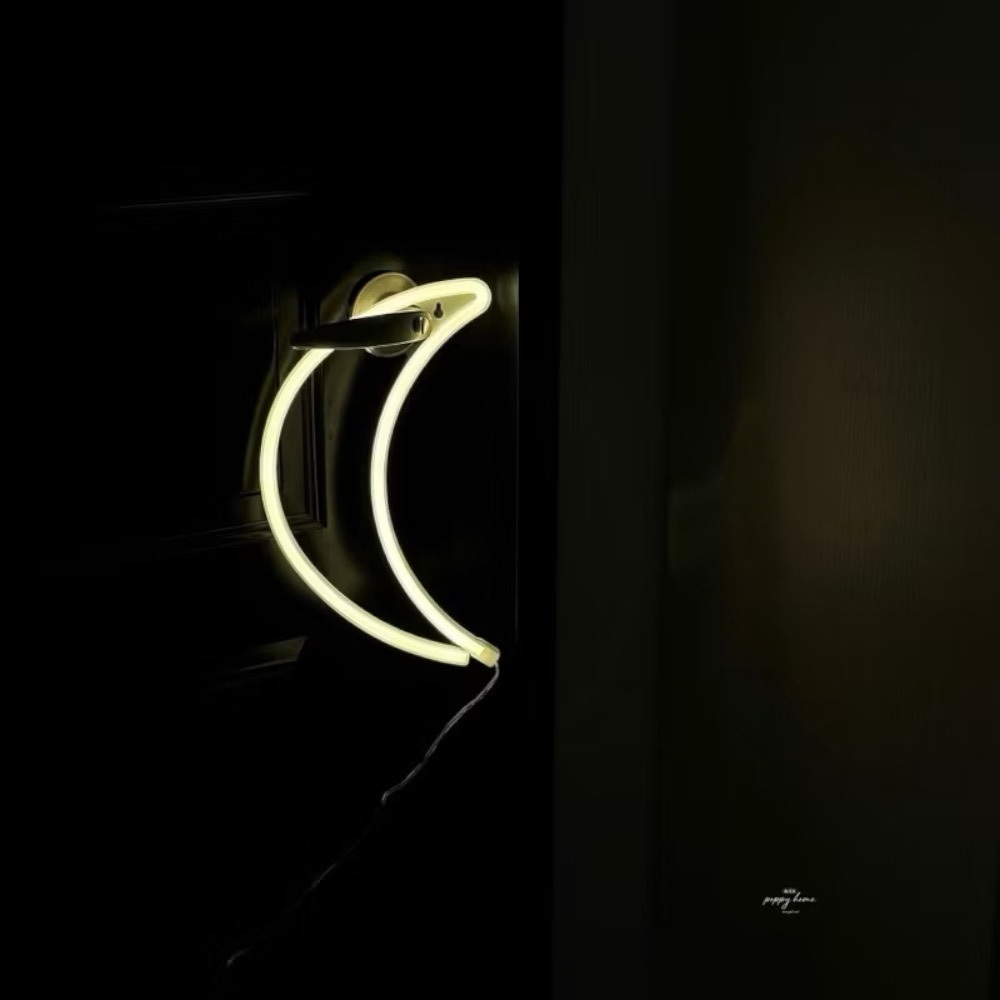 poppy-ins月亮燈 小夜燈 氣氛燈 月亮小夜燈 造型夜燈 床頭燈 月球燈 夜燈LED 交換禮物 質感睡眠燈-細節圖3