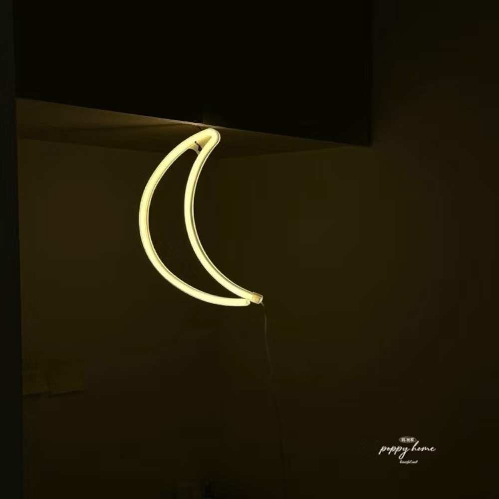 poppy-ins月亮燈 小夜燈 氣氛燈 月亮小夜燈 造型夜燈 床頭燈 月球燈 夜燈LED 交換禮物 質感睡眠燈-細節圖4