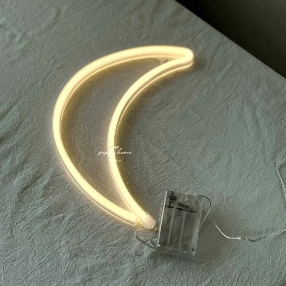 poppy-ins月亮燈 小夜燈 氣氛燈 月亮小夜燈 造型夜燈 床頭燈 月球燈 夜燈LED 交換禮物 質感睡眠燈-細節圖5